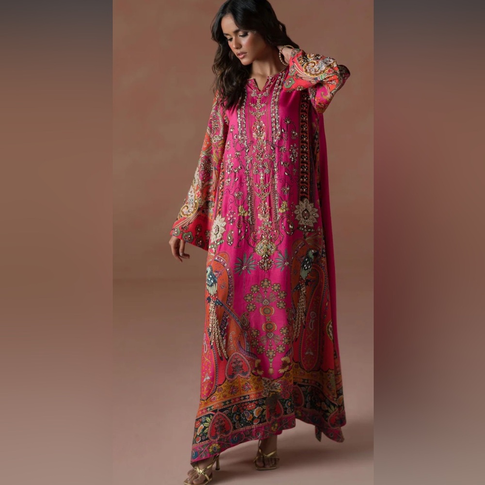 2 Piece Pakistani Wear NWT Ammarah Khan Long Shirt and Pants